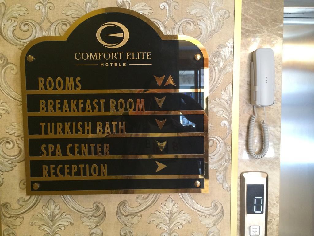 Comfort Elite Hotels Sultanahmet Стамбул Экстерьер фото